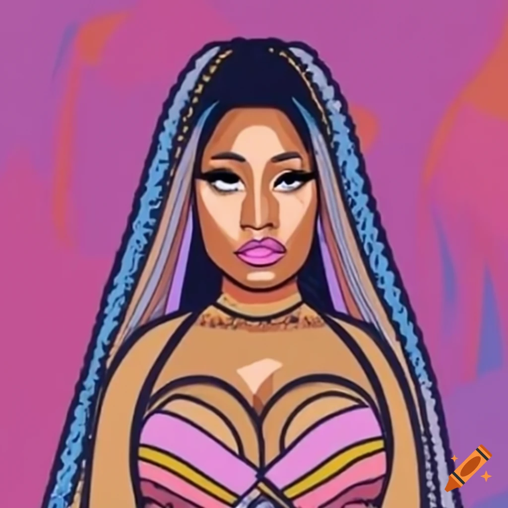 nicki minaj cartoon pictures