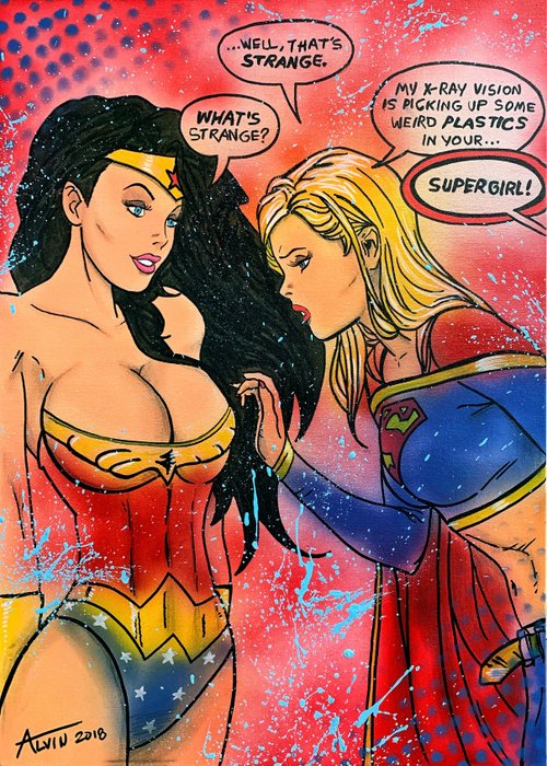 Wonder Woman Sexy Boobs kagan topless