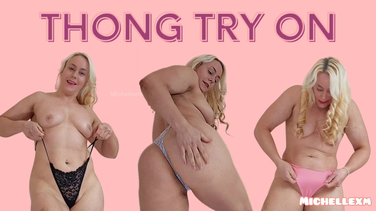 connie hager recommends trying on thongs porn pic