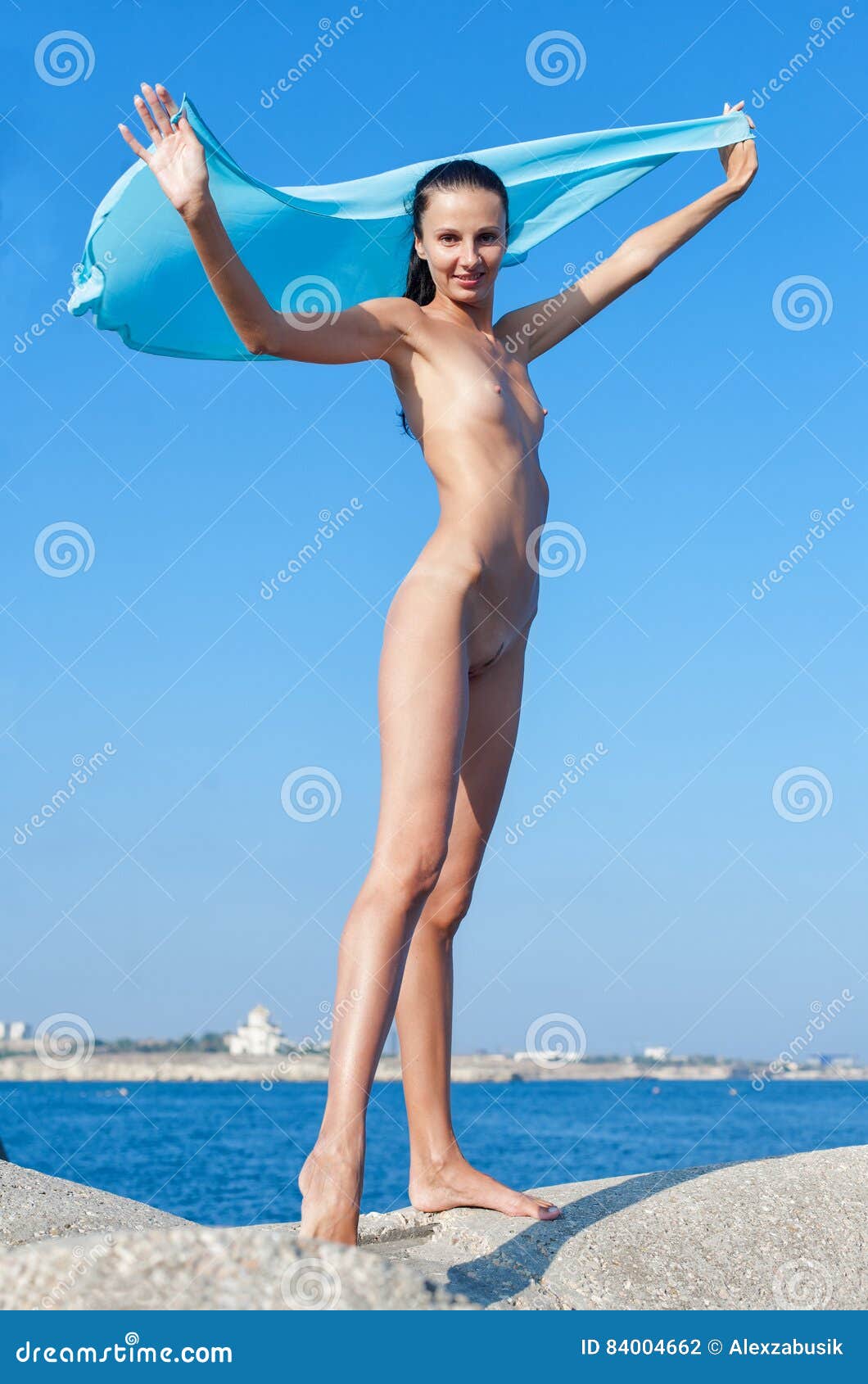 naked skinny woman