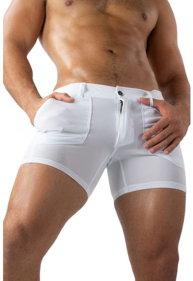 aaron sven monias recommends See Thru White Shorts