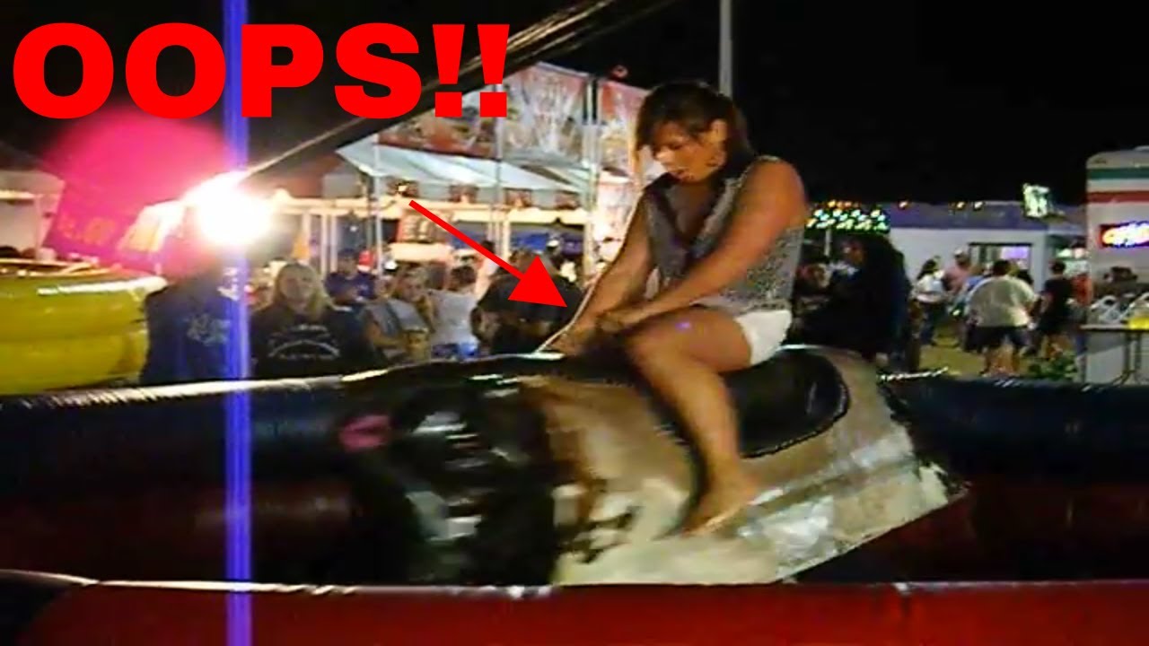 Riding Mechanical Bull In Skirt amazing bodies