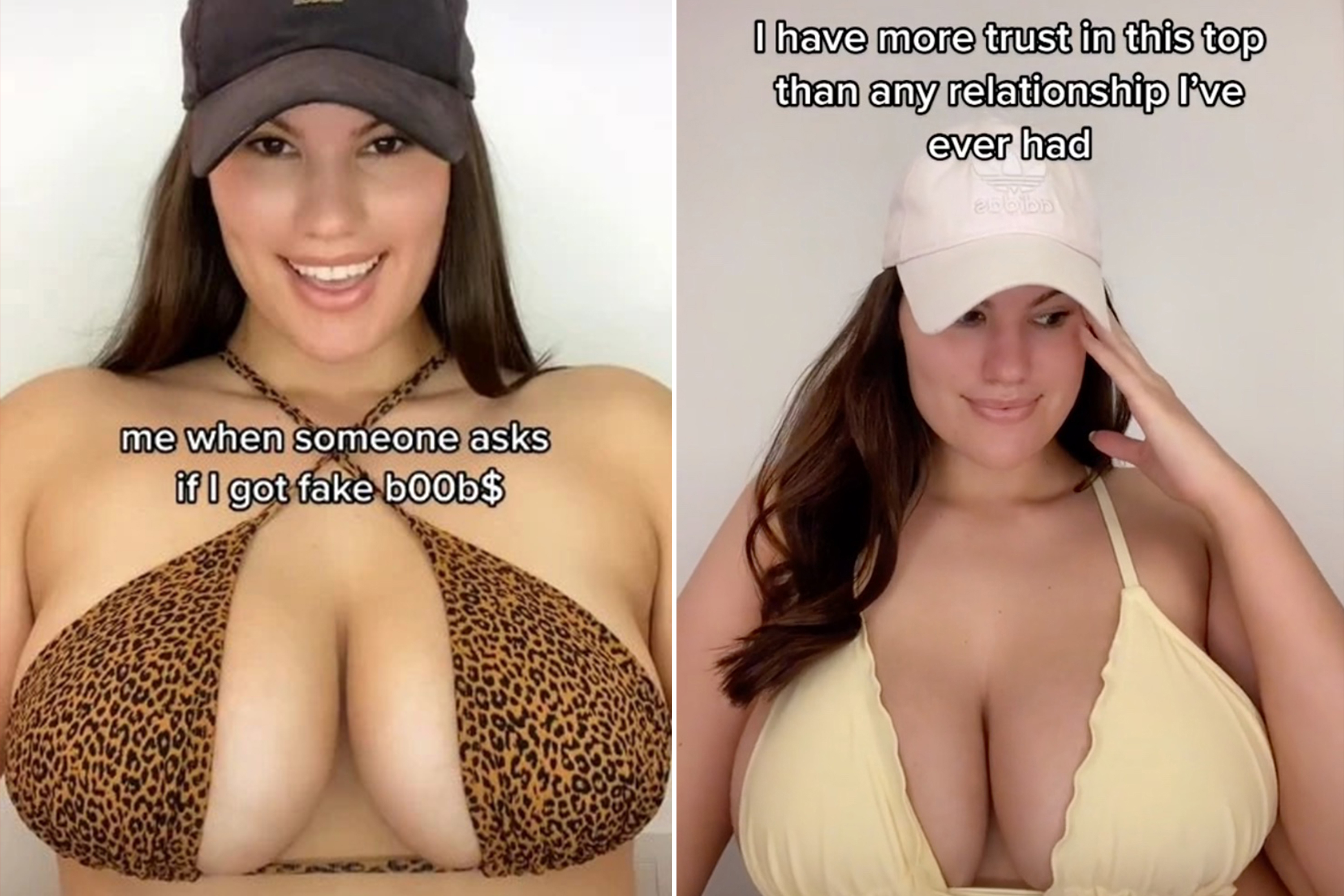 big round natural boobs