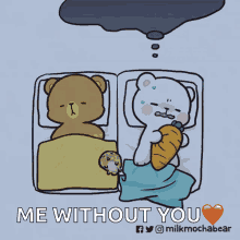 Best of Cant sleep without you gif