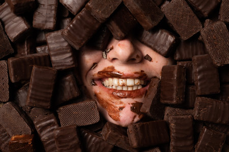 courtny brooks recommends face full of chocolate pic