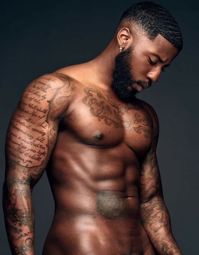 Best of Dark black men nude