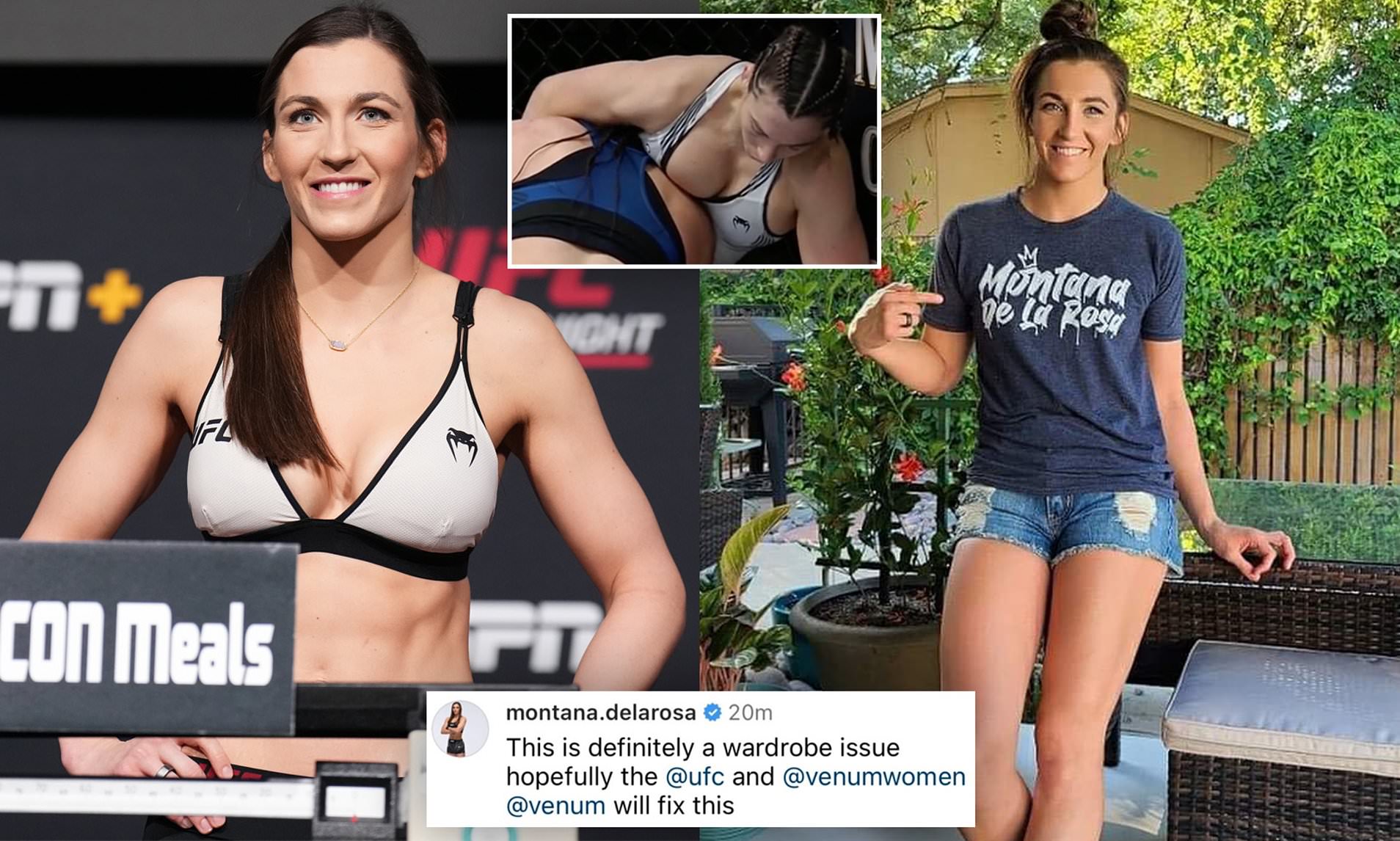 brandon page recommends ufc female wardrobe malfunction pic