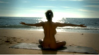 Best of Nude yoga ocean goddess