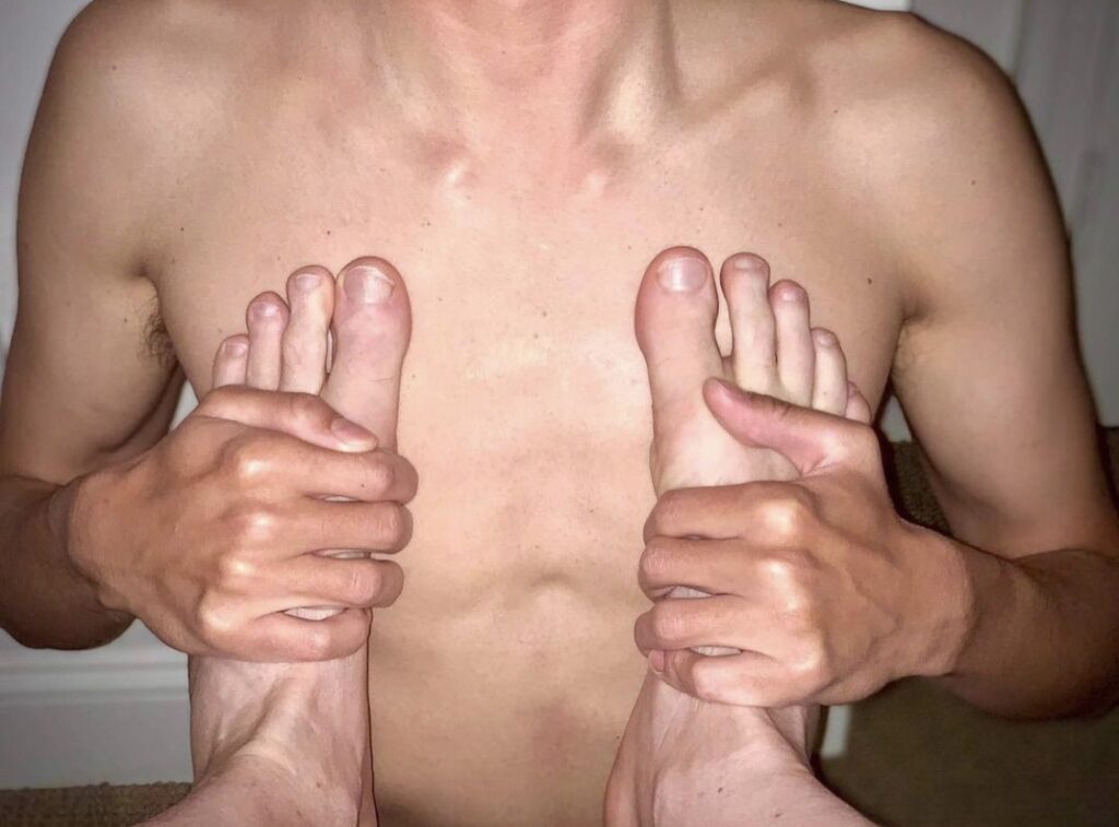 brandon smith smith recommends feet on chest fuck pic