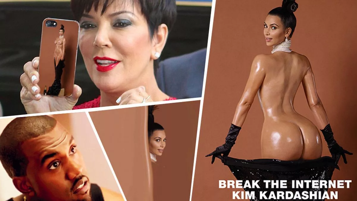 diane niles recommends Kim K Naked Butt