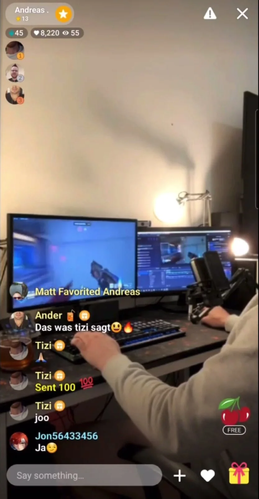 amrinder johal add photo jerking off on stream