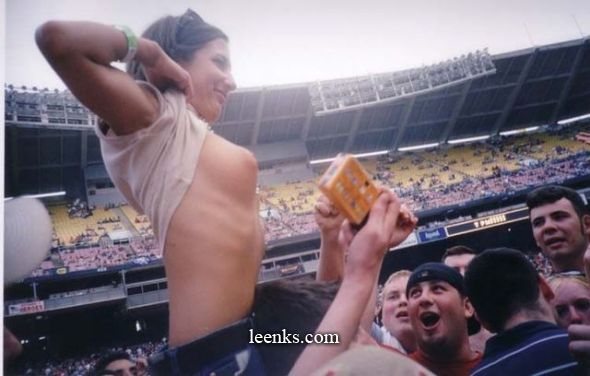 Best of Girls flashing at sporting events