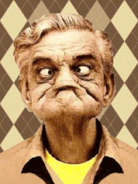 Grumpy Old Man Funny Gif treatment studiofow
