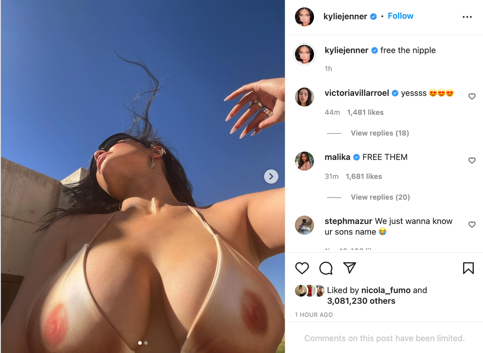 becca mortenson recommends kylie jenner boobs nude pic