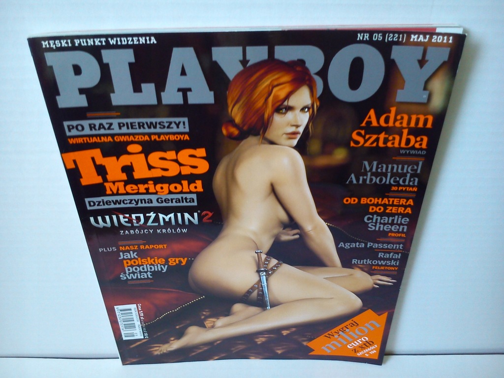 dennis fedoruk add triss merigold playboy magazine photo