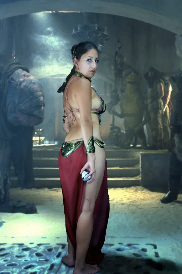 ayman dessouky recommends Princes Leia Slave Pictures