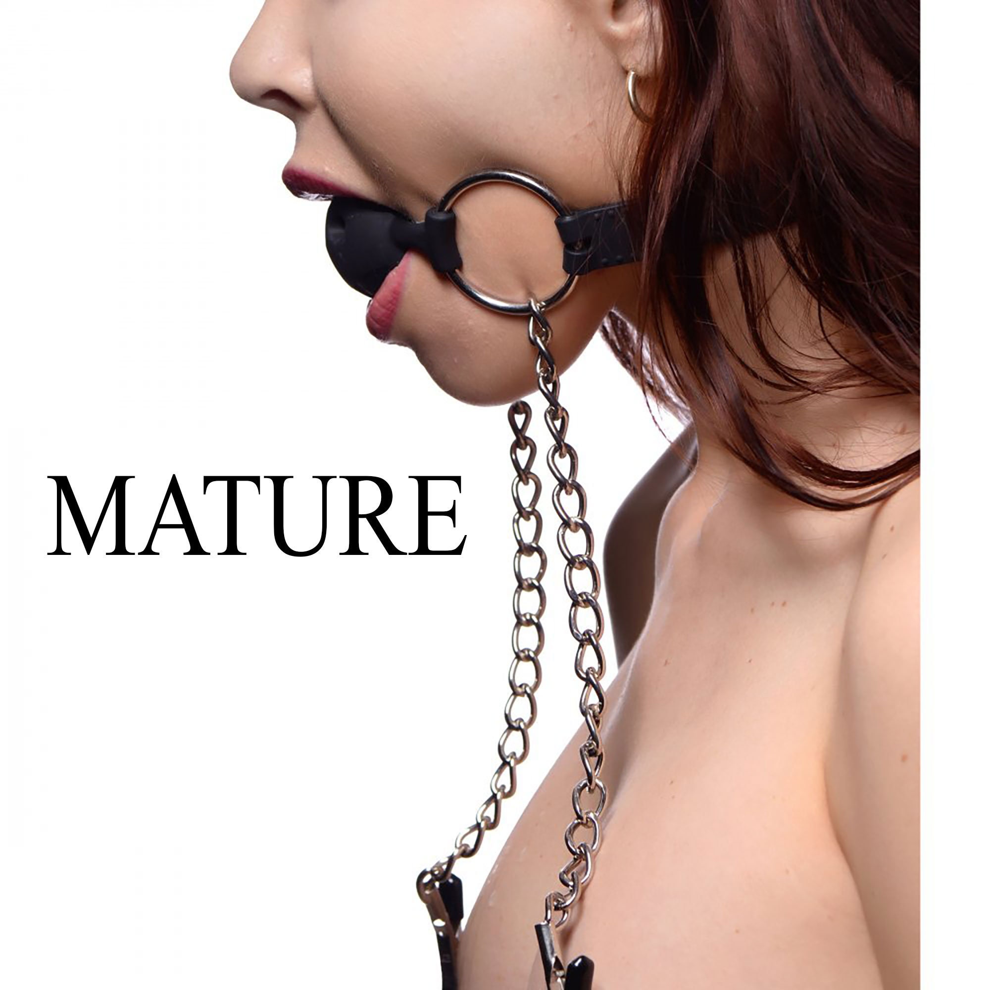 Best of Ball gag with nipple clamps