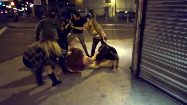 Best of Girl fight till clothes come off