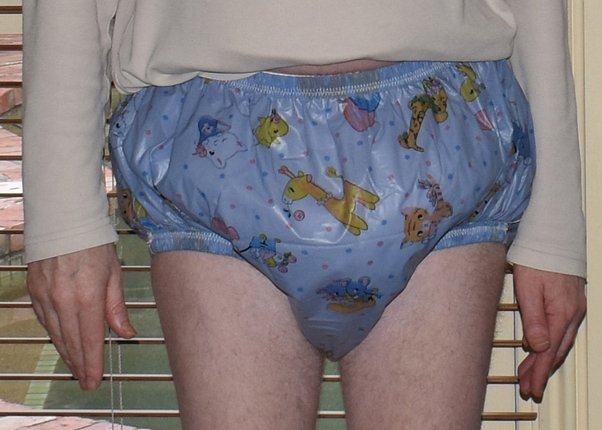 Boy Wearing Plastic Pants girls attitude