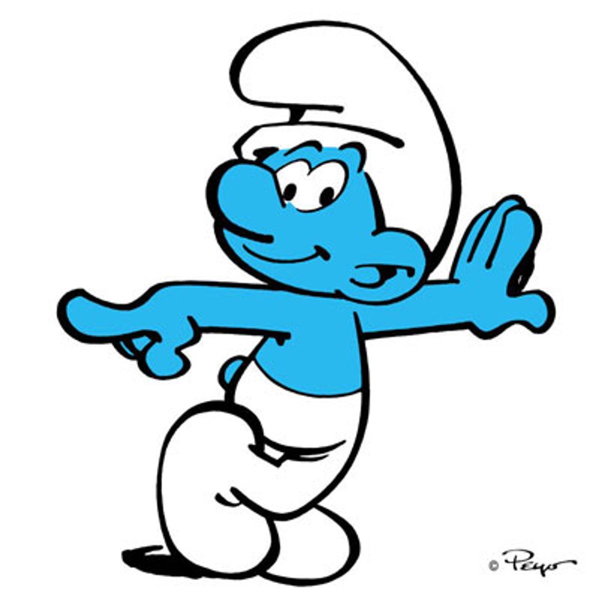 bryan tapnio share a picture of a smurf photos