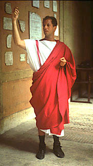 anjoom khan recommends making a toga with a sheet pic