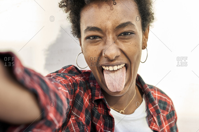 anna froberg add photo black woman tongue out
