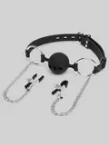 anez cool recommends ball gag with nipple clamps pic
