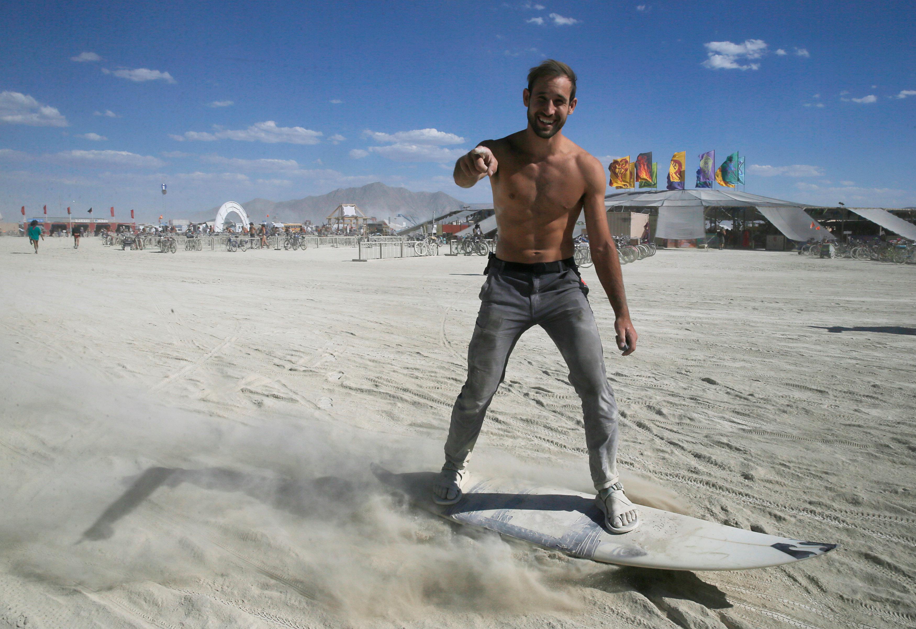 Burning Man 2017 Naked karter latex