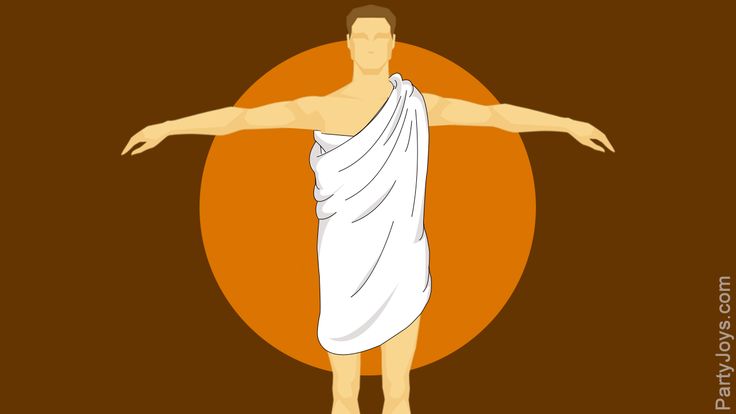 cody braswell recommends Making A Toga With A Sheet