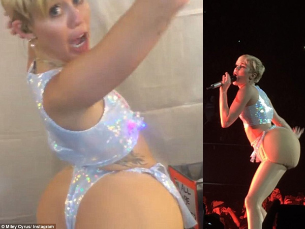 miley cyrus ass shot