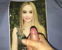 curley ross add photo sabrina carpenter cum tribute