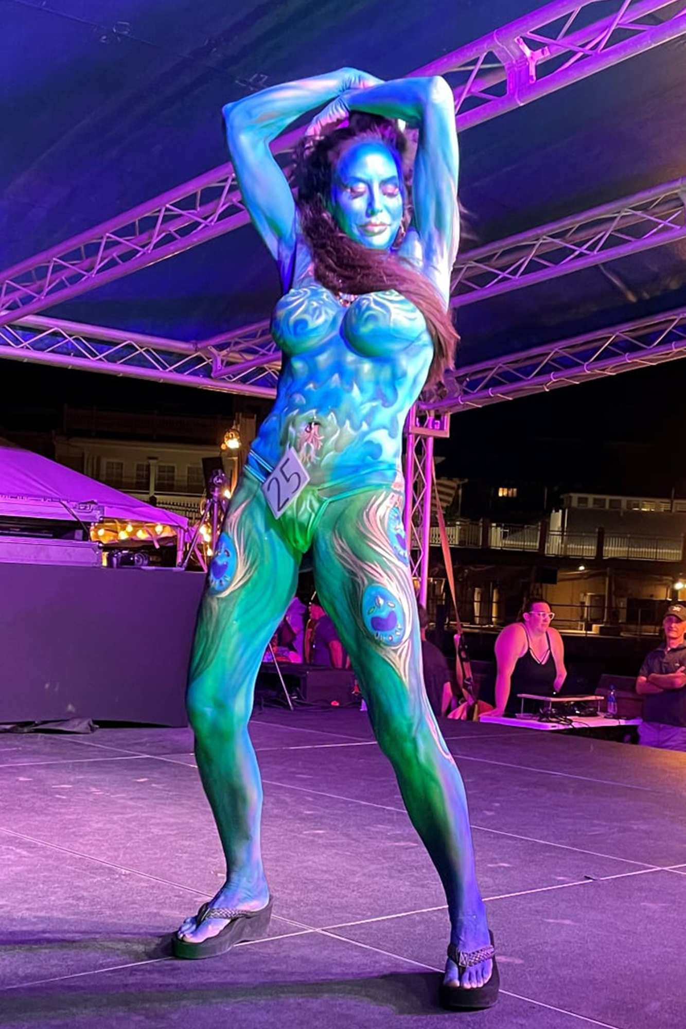 bridgette hitchcock share fantasy fest body painting photos photos
