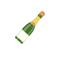 champagne bottle popping gif