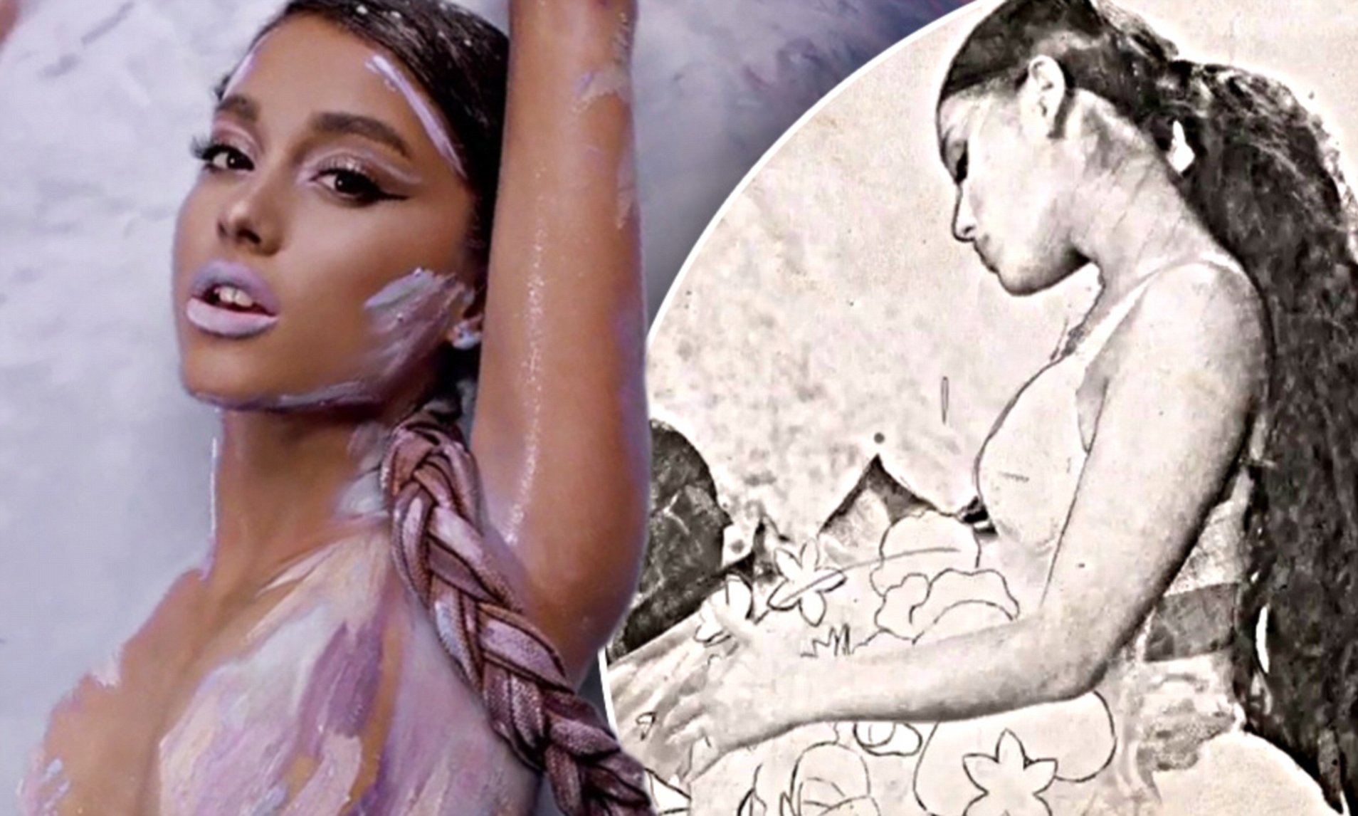 bill mages add ariana grande almost naked photo