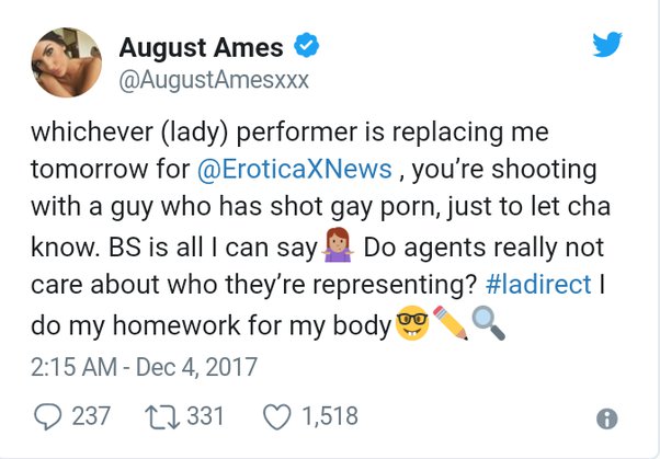 david vay recommends August Ames Tweet