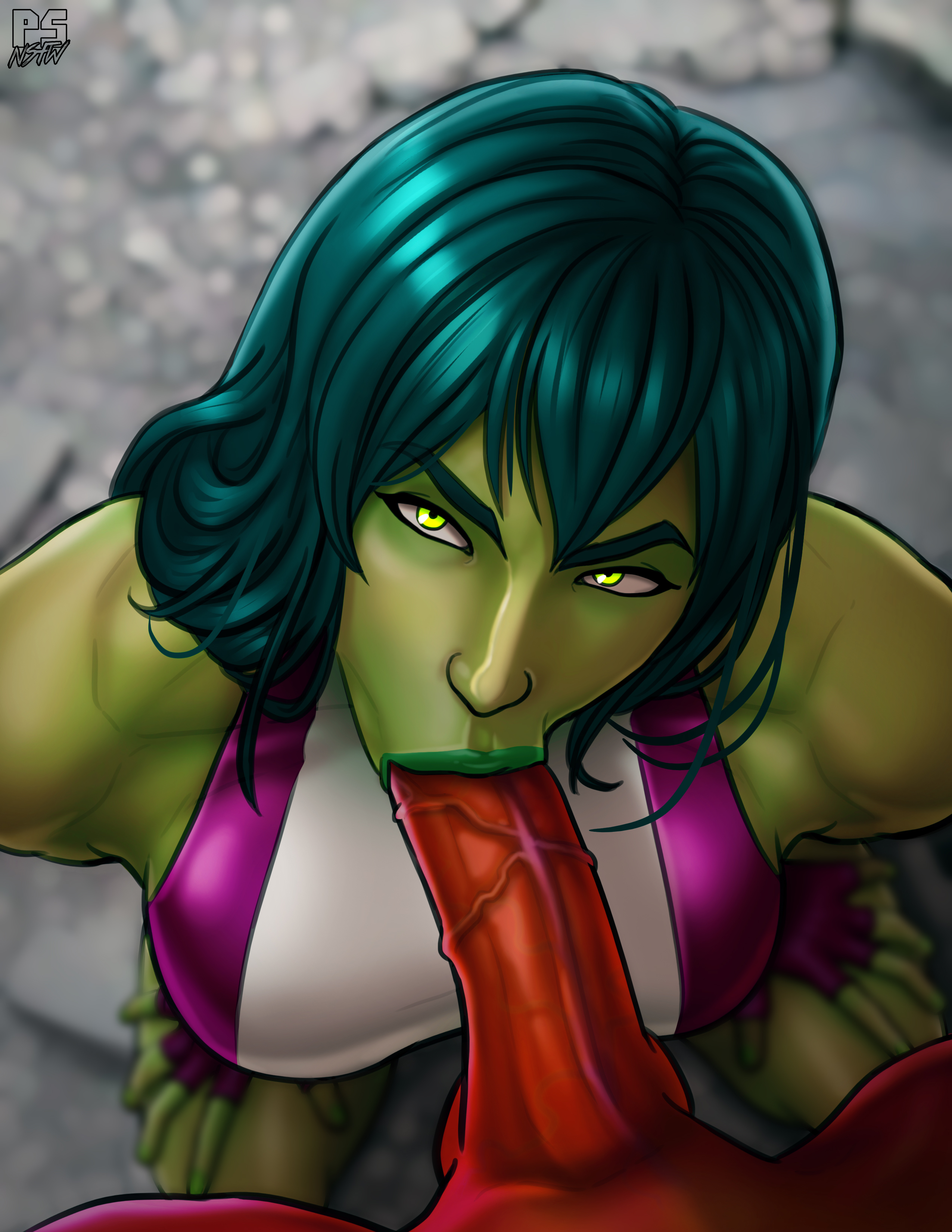 She Hulk Blowjob sex onanin