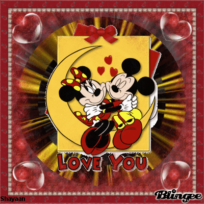 archana dua share mickey mouse love gif photos