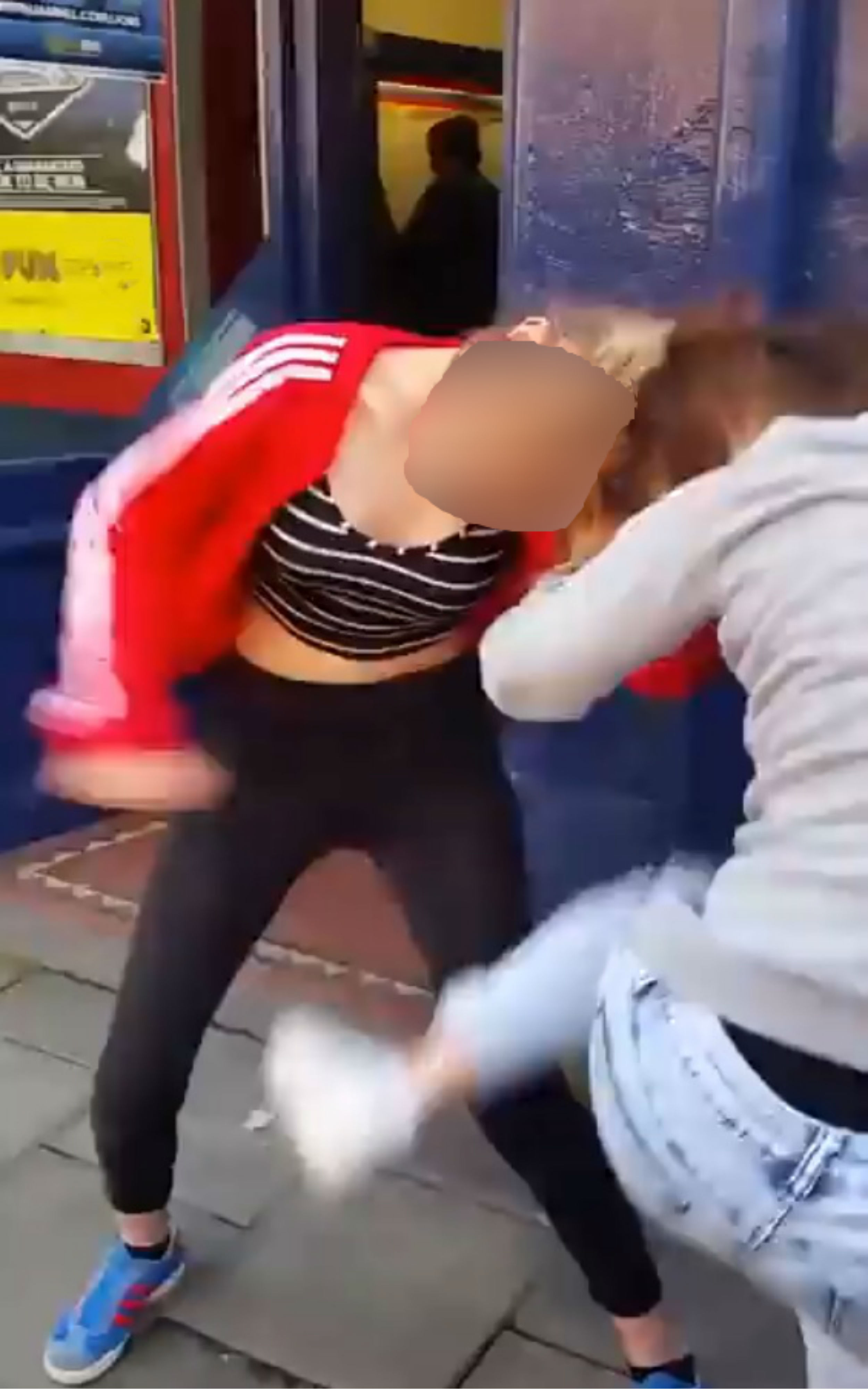 real girl street fights