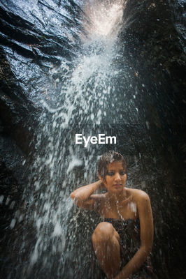 andrew jeffcoat add photo women bathing in waterfalls