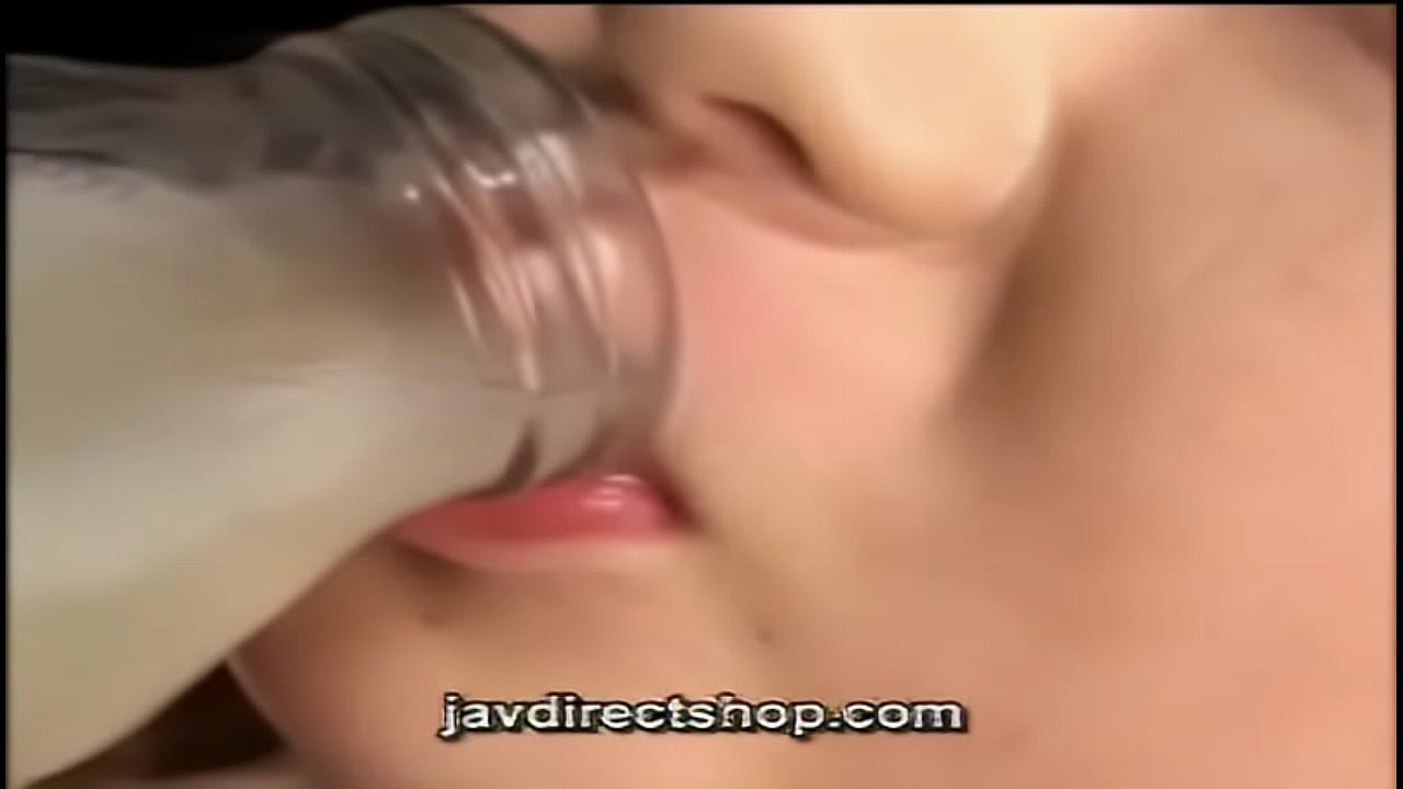 girl drinks gallon of cum