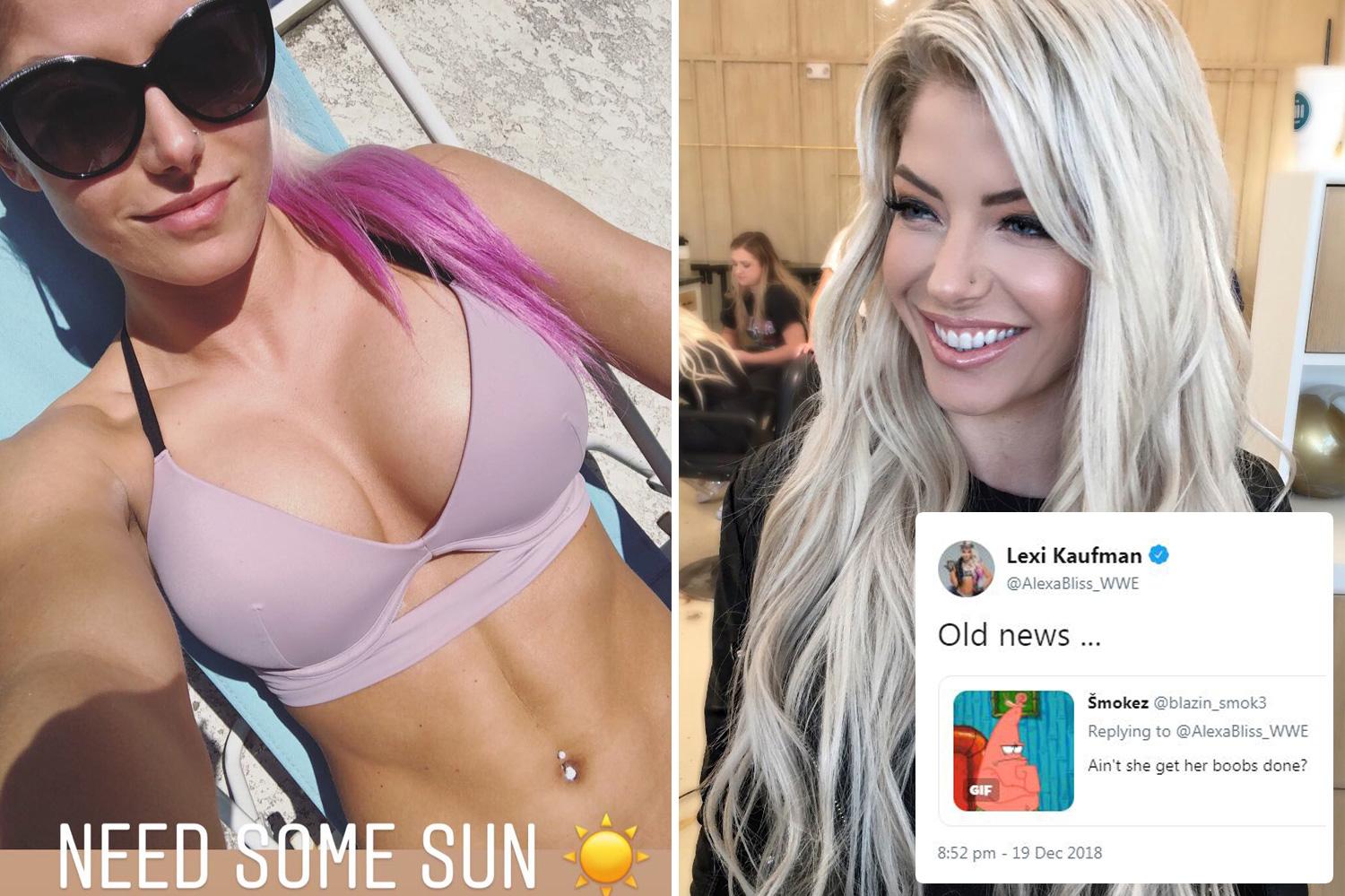 alin matei share alexa bliss breast size photos