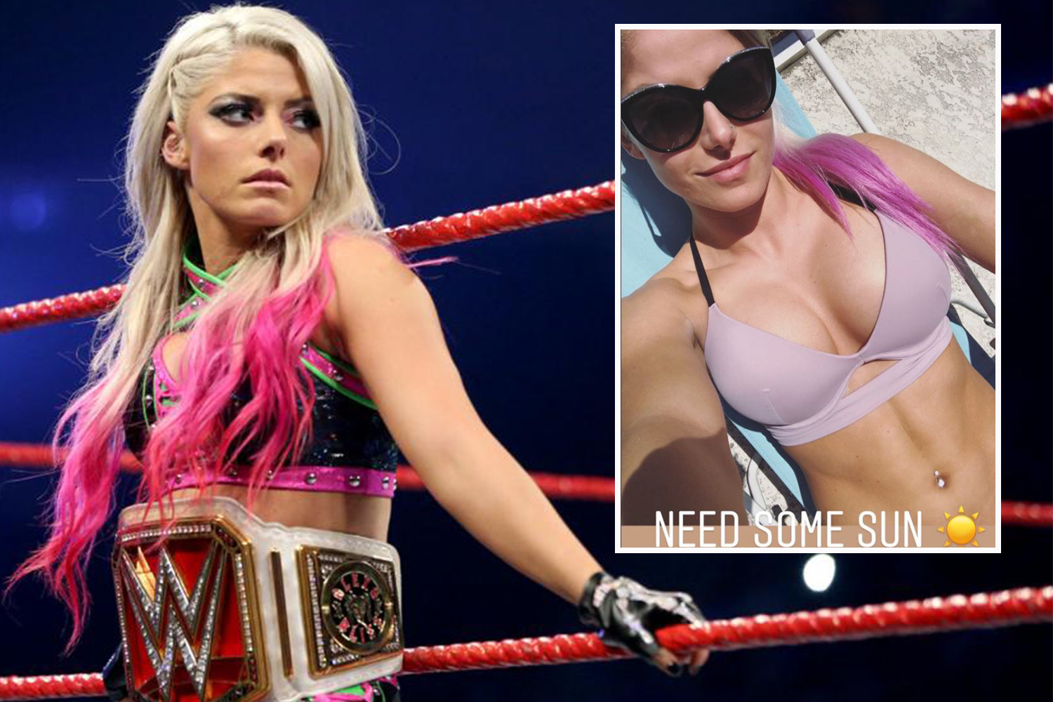 christopher wert recommends Alexa Bliss Breast Size