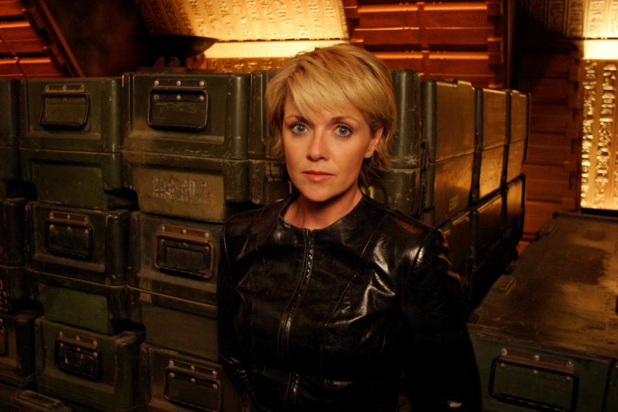 Amanda Tapping Sexy and shaved