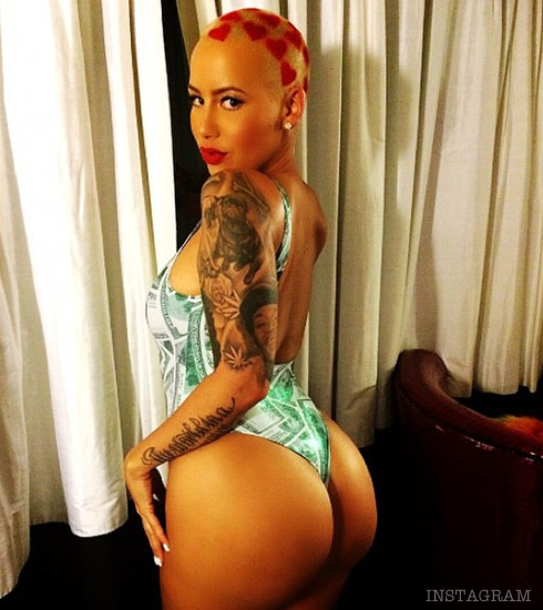 aline zeidan add photo amber rose fake ass