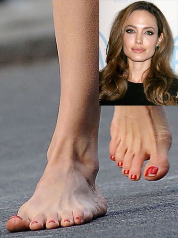 ali adi recommends Angelina Jolie Feet