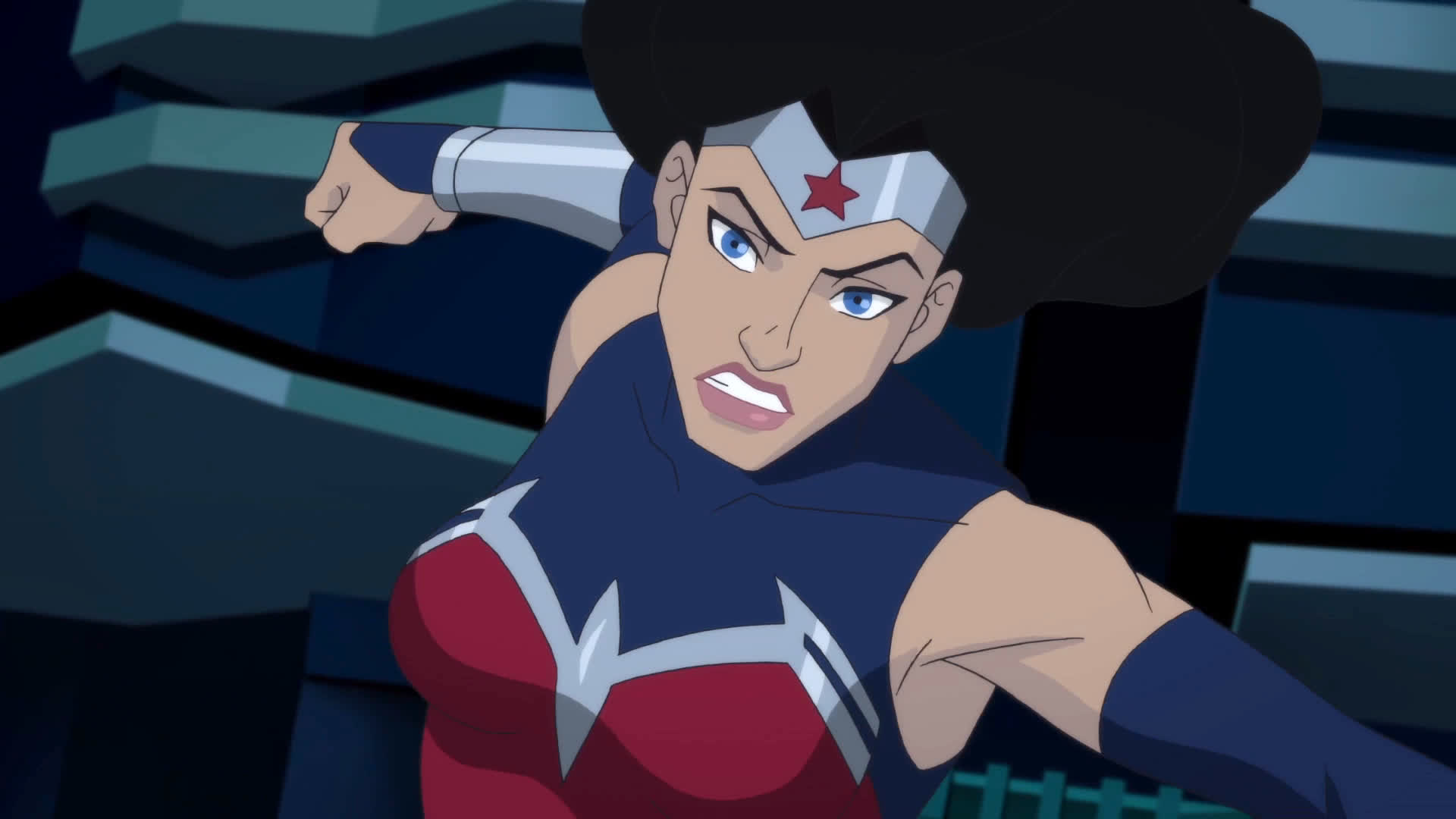 Animated Wonder Woman Nude sexiga korsetter