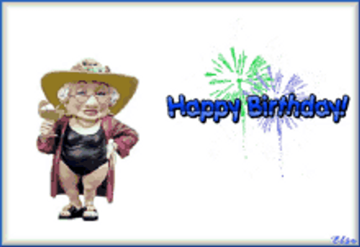 Funny Happy Birthday Old Lady Gif jav movie