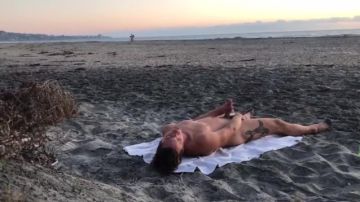 amanda mari recommends men masturbating on beach porn pic