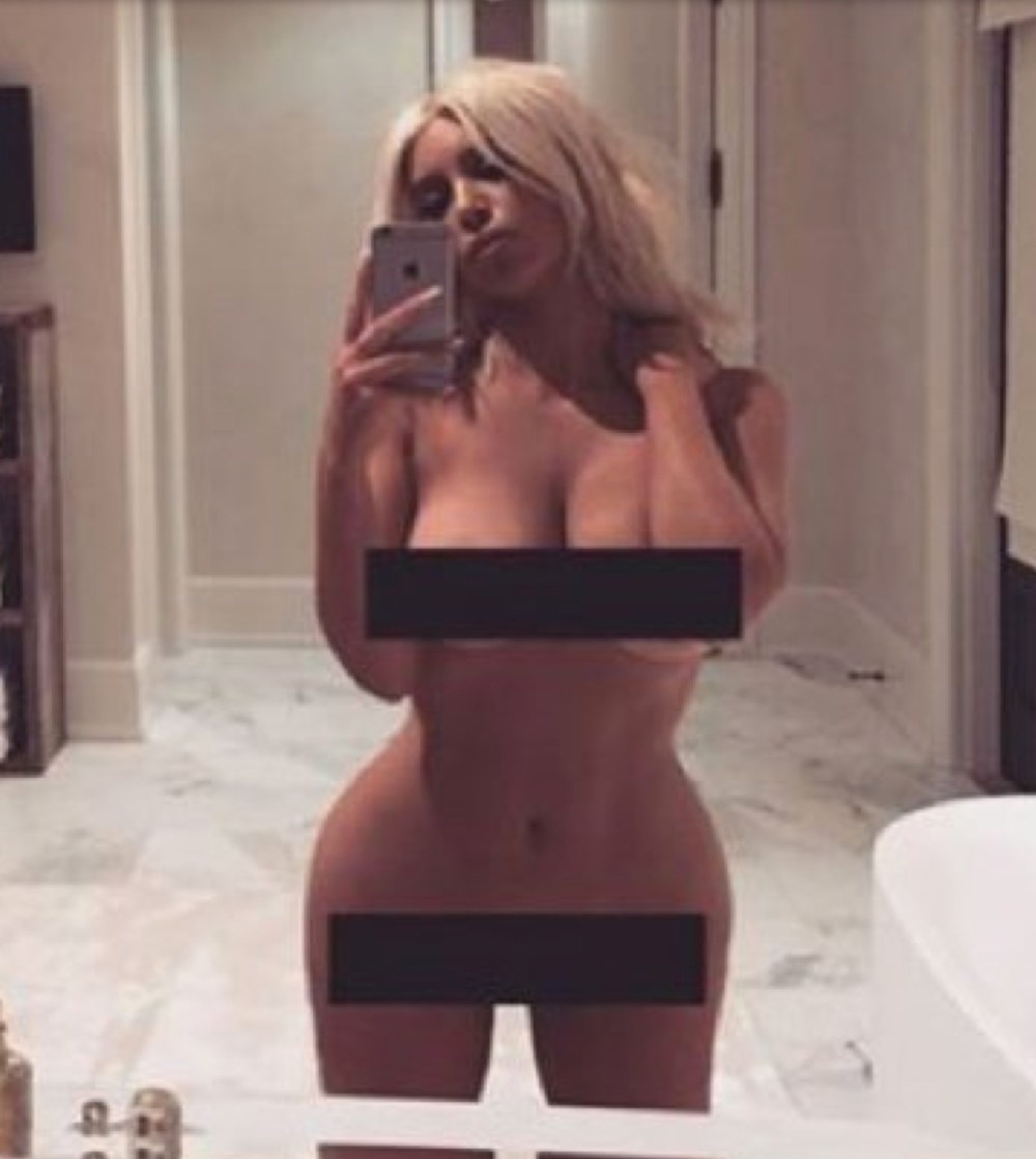 brenda clinton young recommends Kim Kardashian Mirror Nude