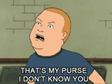 thats my purse i dont know you gif